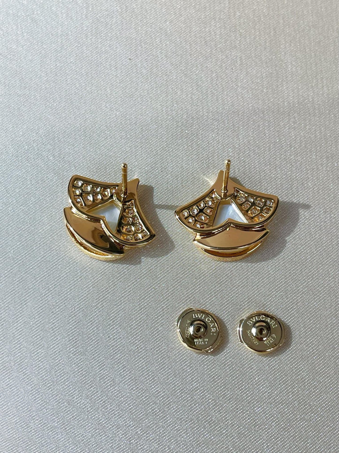BVLGARI BVL DREAM STUD EARRINGS DIAMOND