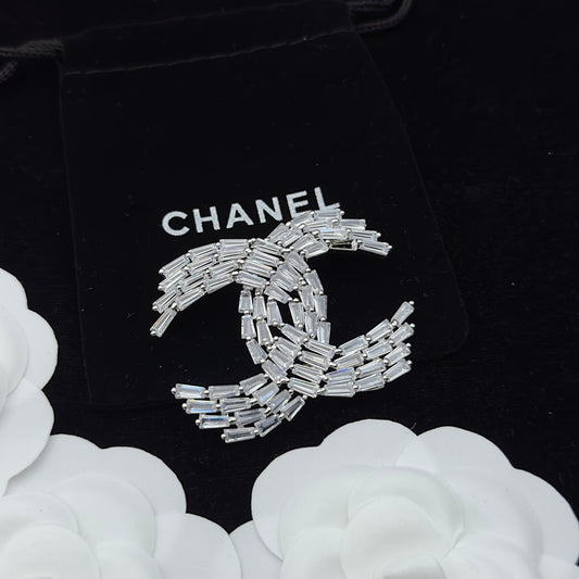 Chanel Brooch Silver 173425
