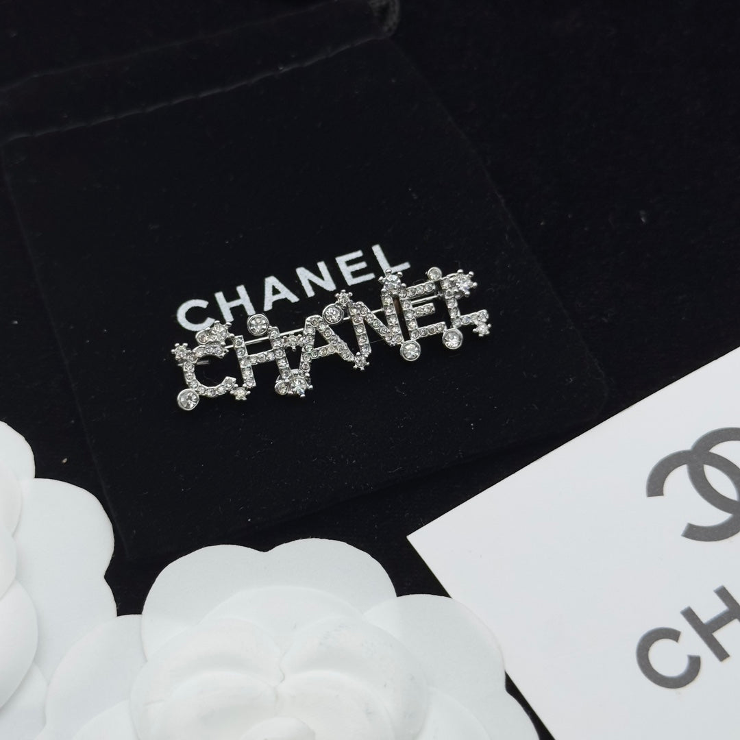 Chanel Brooch Silver 174330