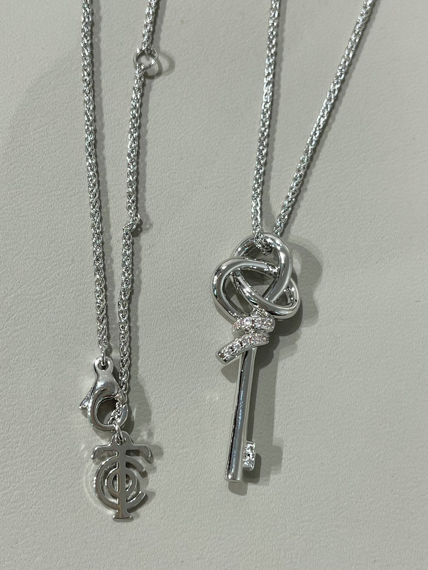 TIFFANY tiffan key woven necklace