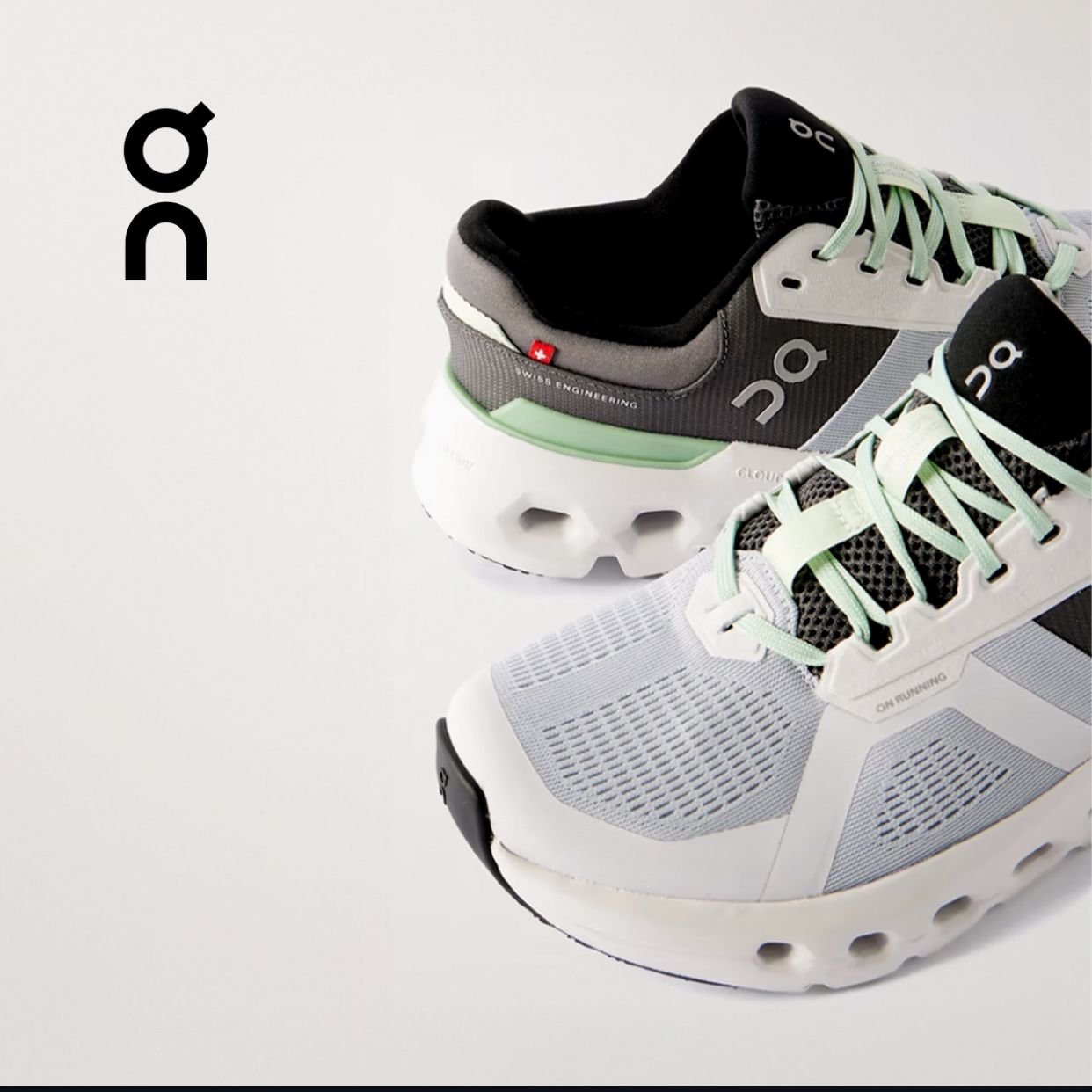 ON Cloudrunner 2 grey and sage