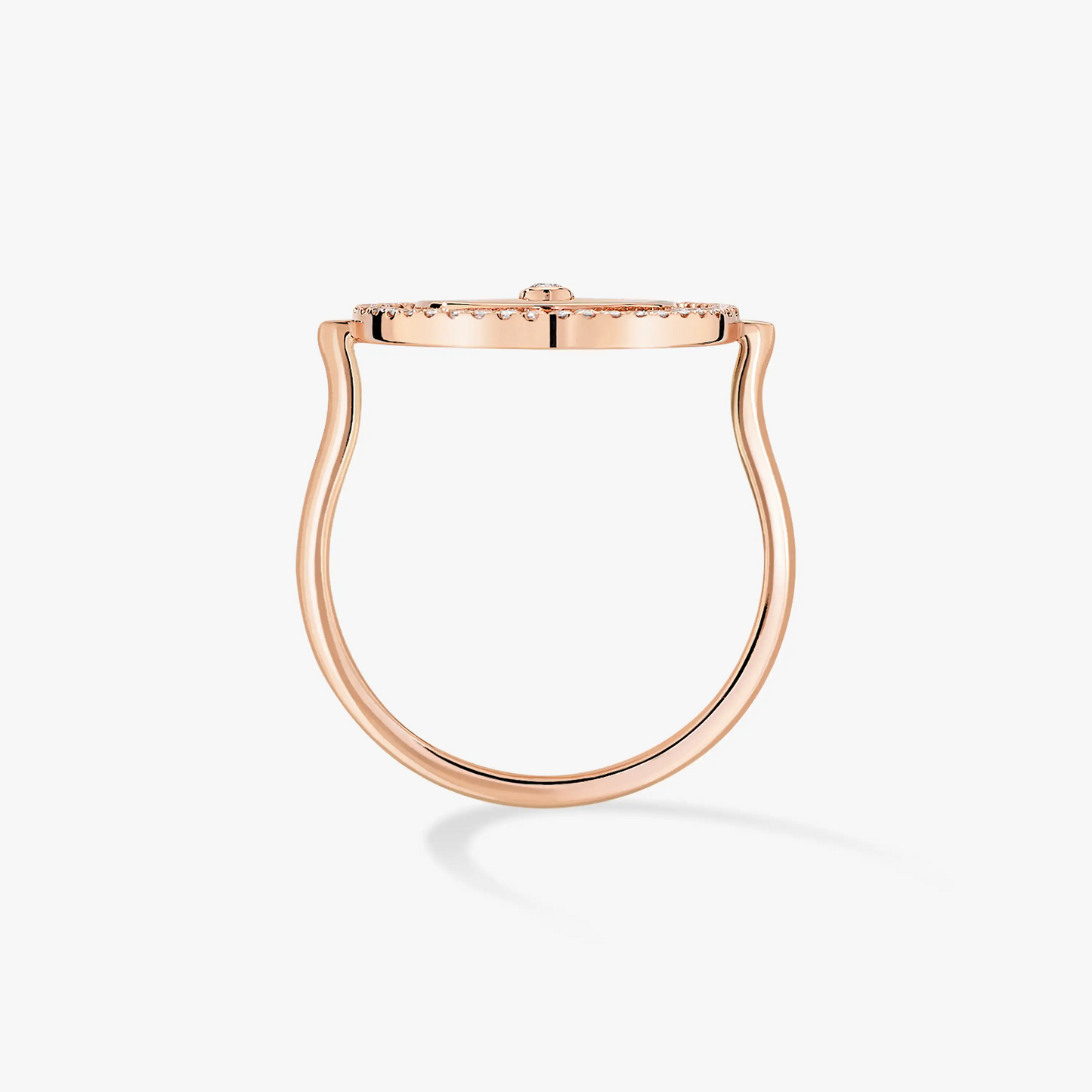 MESSIKA LUCKY MOVE PINK GOLD DIAMOND RING