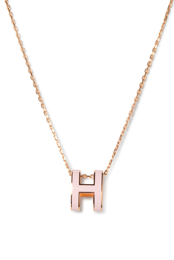 HERMES POP H PEDANT PINK GOLD