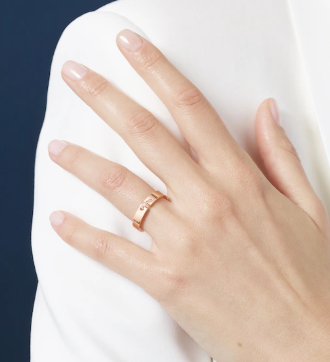 CHAUMET ALLIANCE LIENS ÉVIDENCE DIAMOND 4MM RING