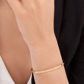 BVLGARI ZERO 1 PINK GOLD BRACELET