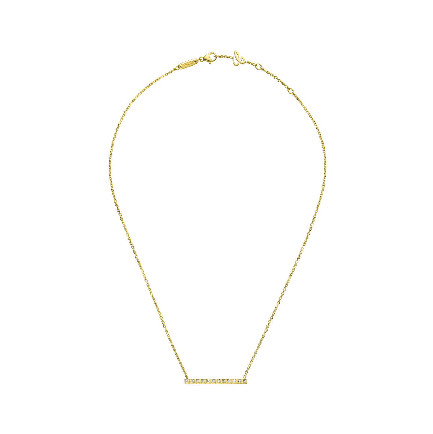 CHOPARD ICE CUBE FULL-SET DIAMONDS NECKLACE