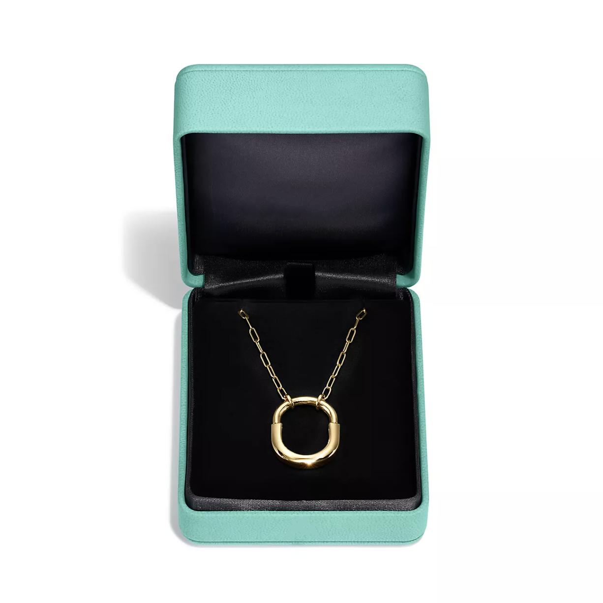 TIFFANY LOCK NECKLACE GOLD