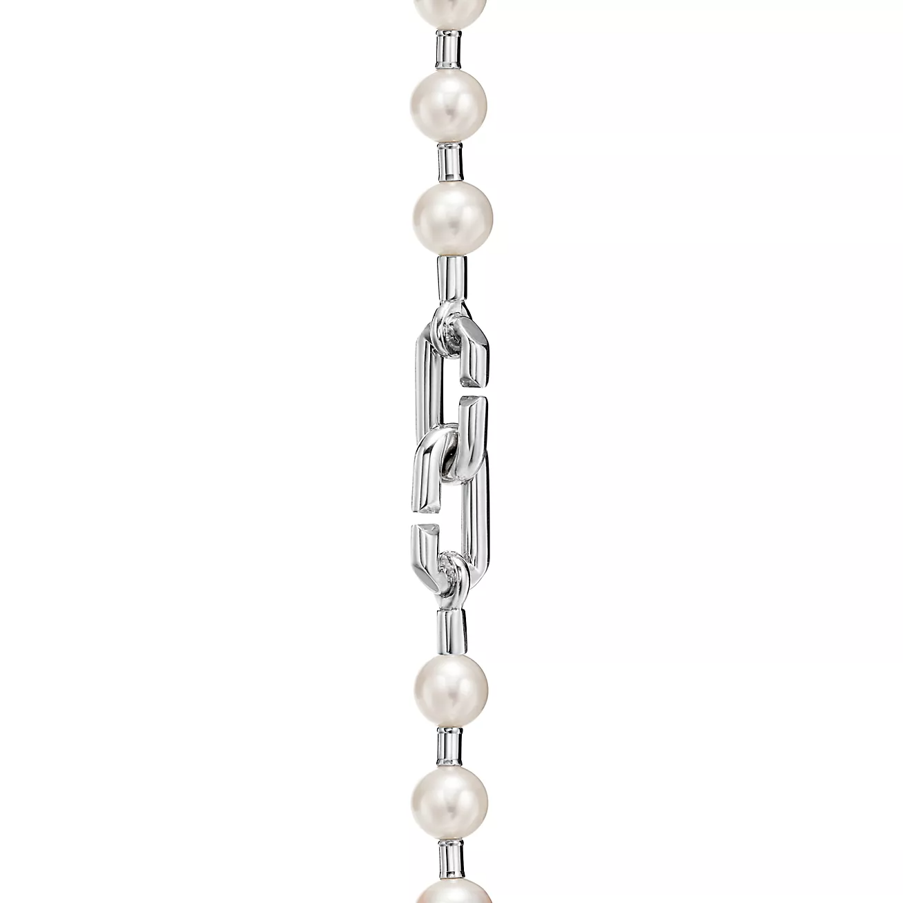 TIFFANY PEARL 7-8MM SILVER BRACELET