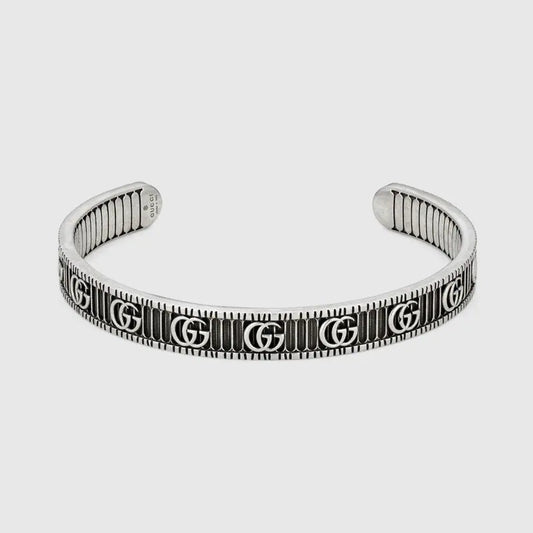 GUCCI GG BRACELET DOUBLE G SILVER