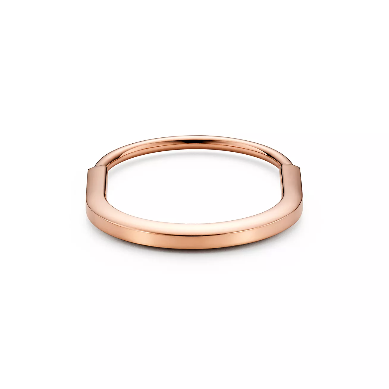 TIFFANY LOCK BRACELET ROSE DIAMOND PINK GOLD