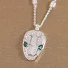 BVLGARI SERPENTS PEDANT DIAMOND NECKLACE