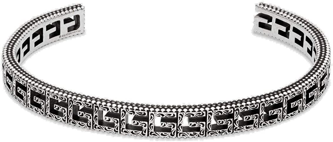 GUCCI SQUARE G SILVER BRACELET