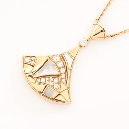 BVLGARI DREAM MOP DIAMOND GOLD NECKLACE