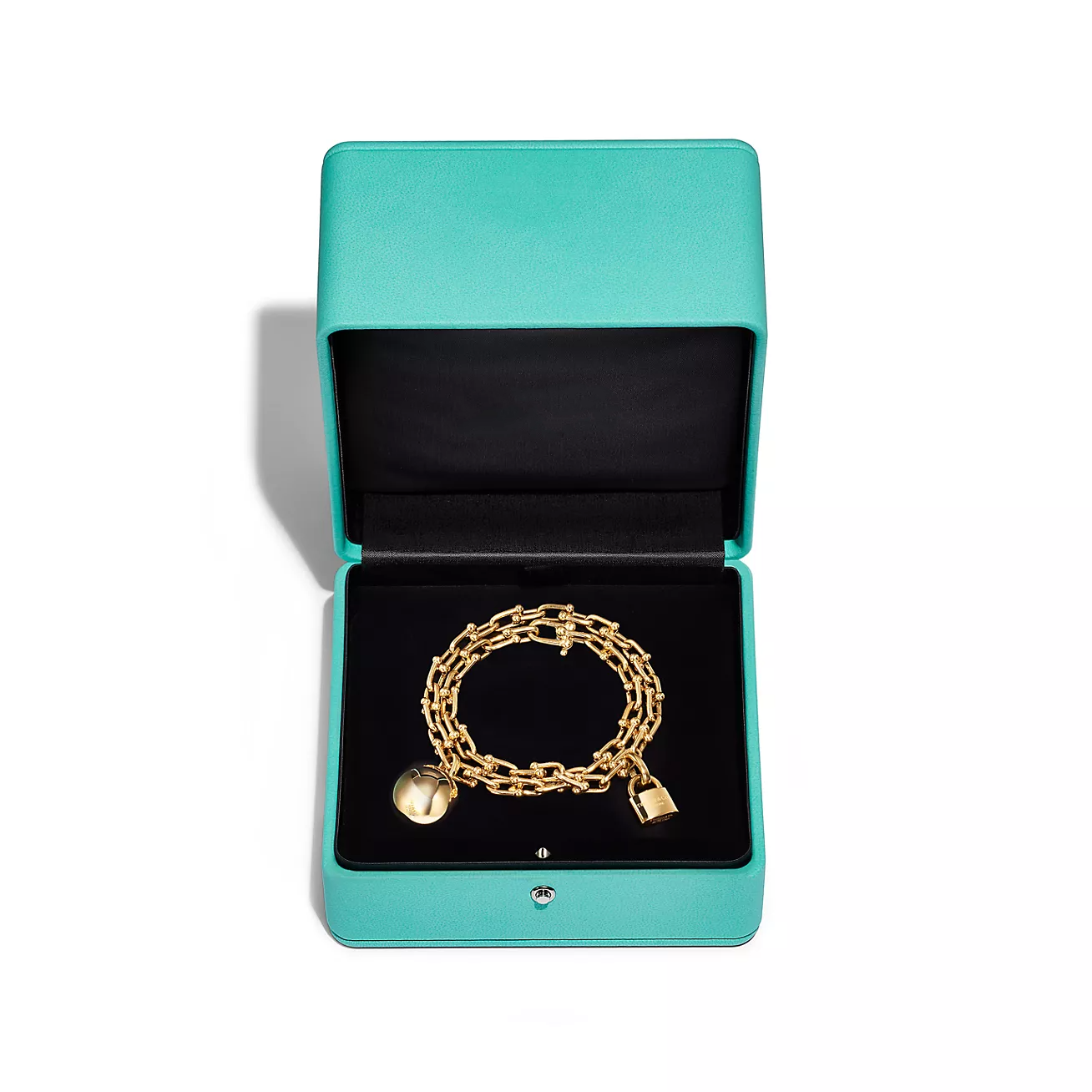 TIFFANY HARDWEAR SMALL WRAP GOLD BRACELET