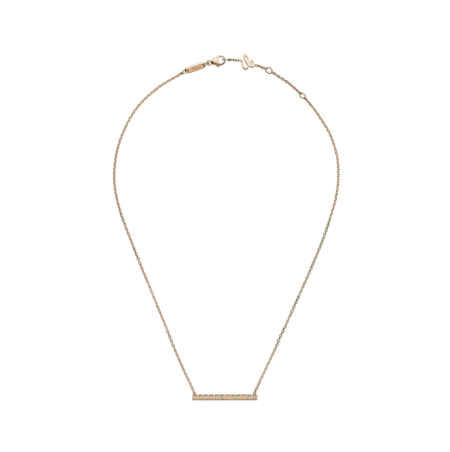 CHOPARD ICE CUBE FULL-SET DIAMONDS NECKLACE
