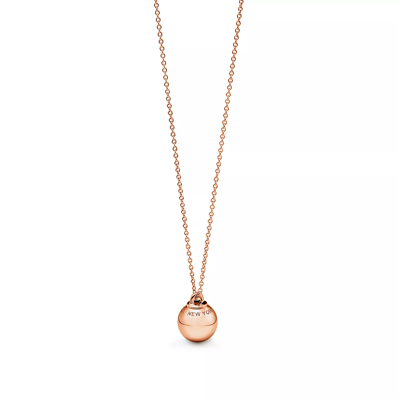 TIFFANY BALL PENDANT 12.75MM NECKLACE