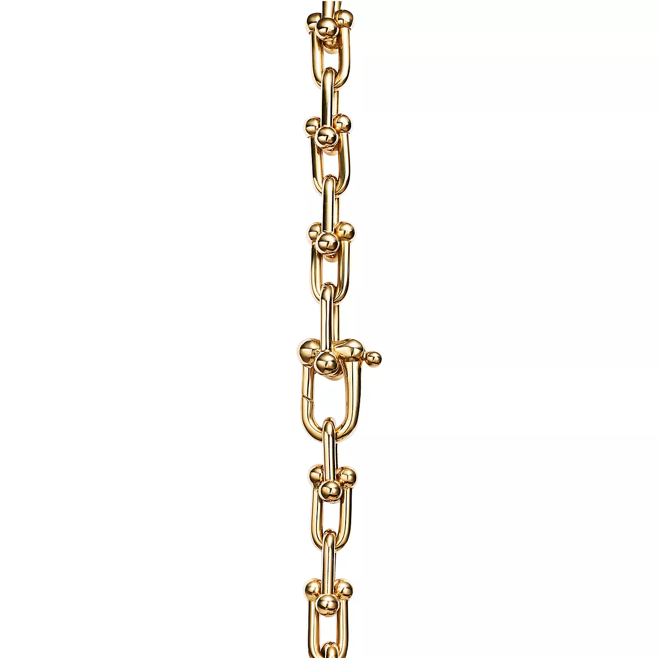 TIFFANY HARDWEAR SMALL LINK 26 MOTIF GOLD BRACELET