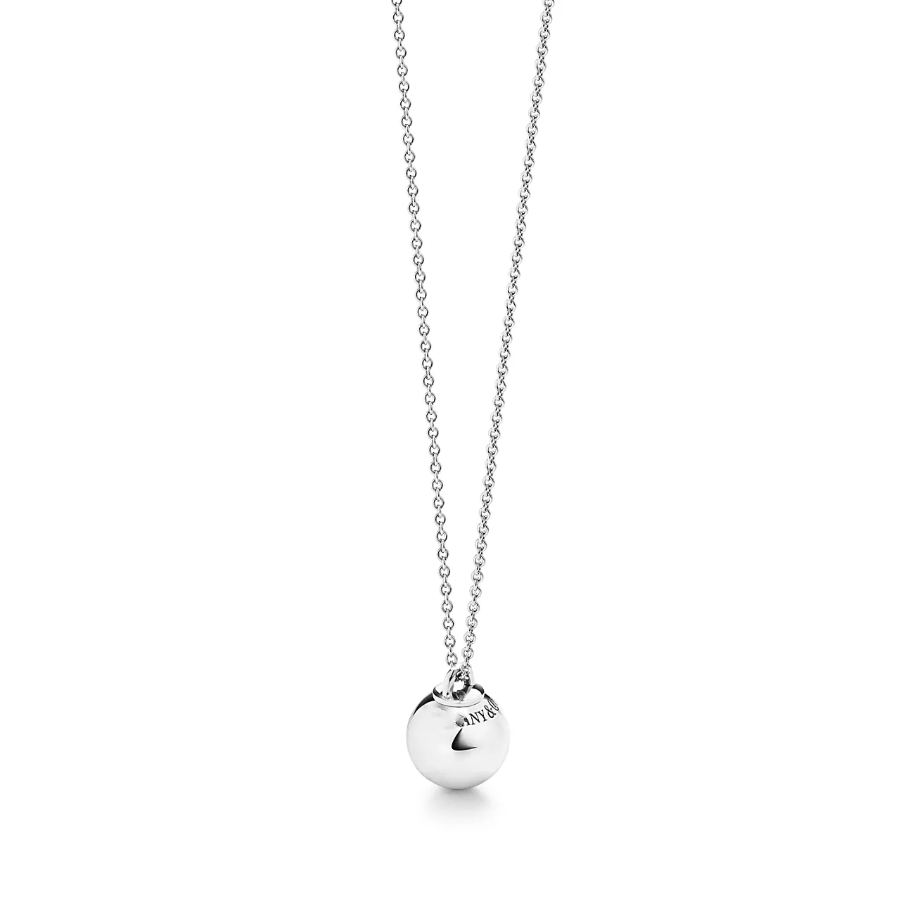 TIFFANY BALL PENDANT 12.75MM NECKLACE