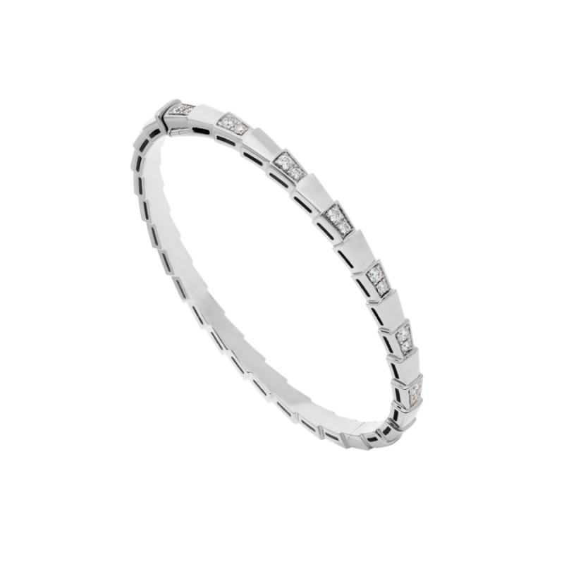 BVLGARI SERPENTI BRACELET SILVER DIAMOND