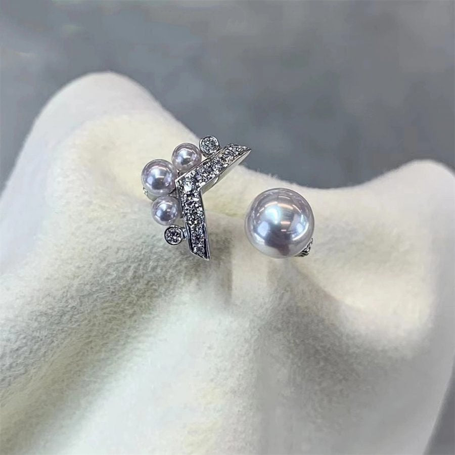 CHAUMET JOSEPHINE SILVER RING DIAMOND