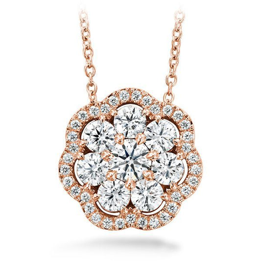 TIFFANY AURORA CLUSTER PENDANT NECKLACE