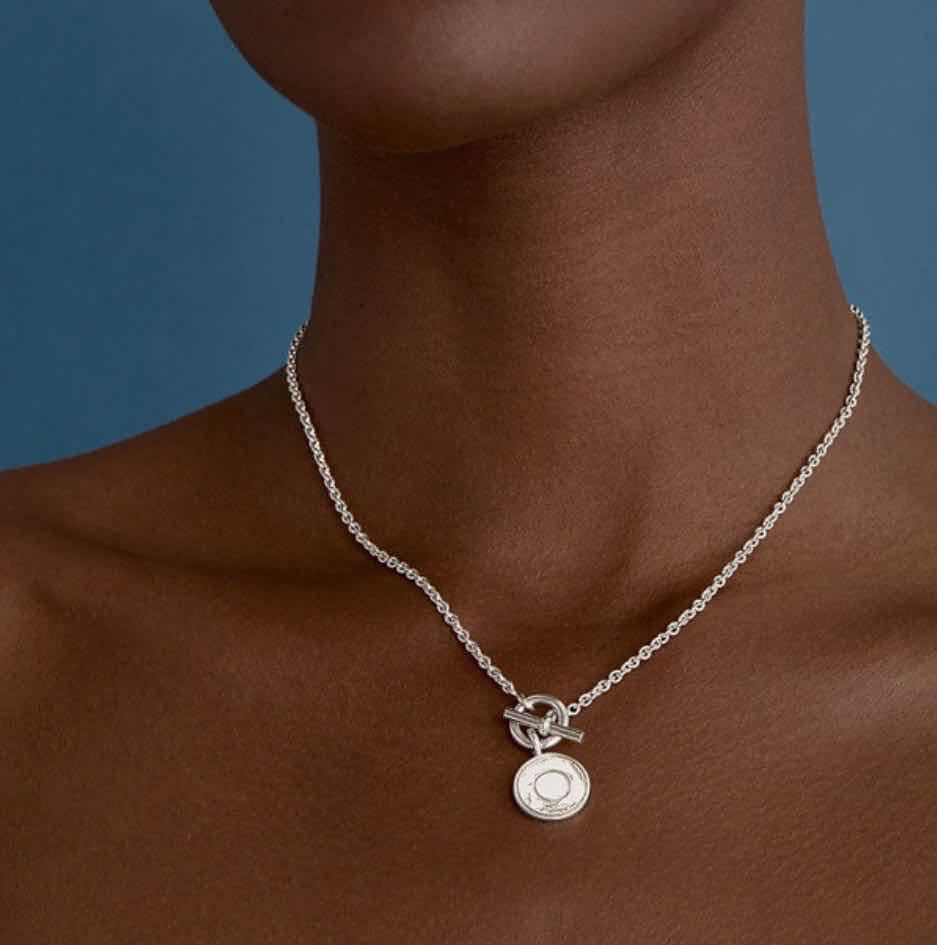 HERMES CHAINE VERSO  NECKLACE