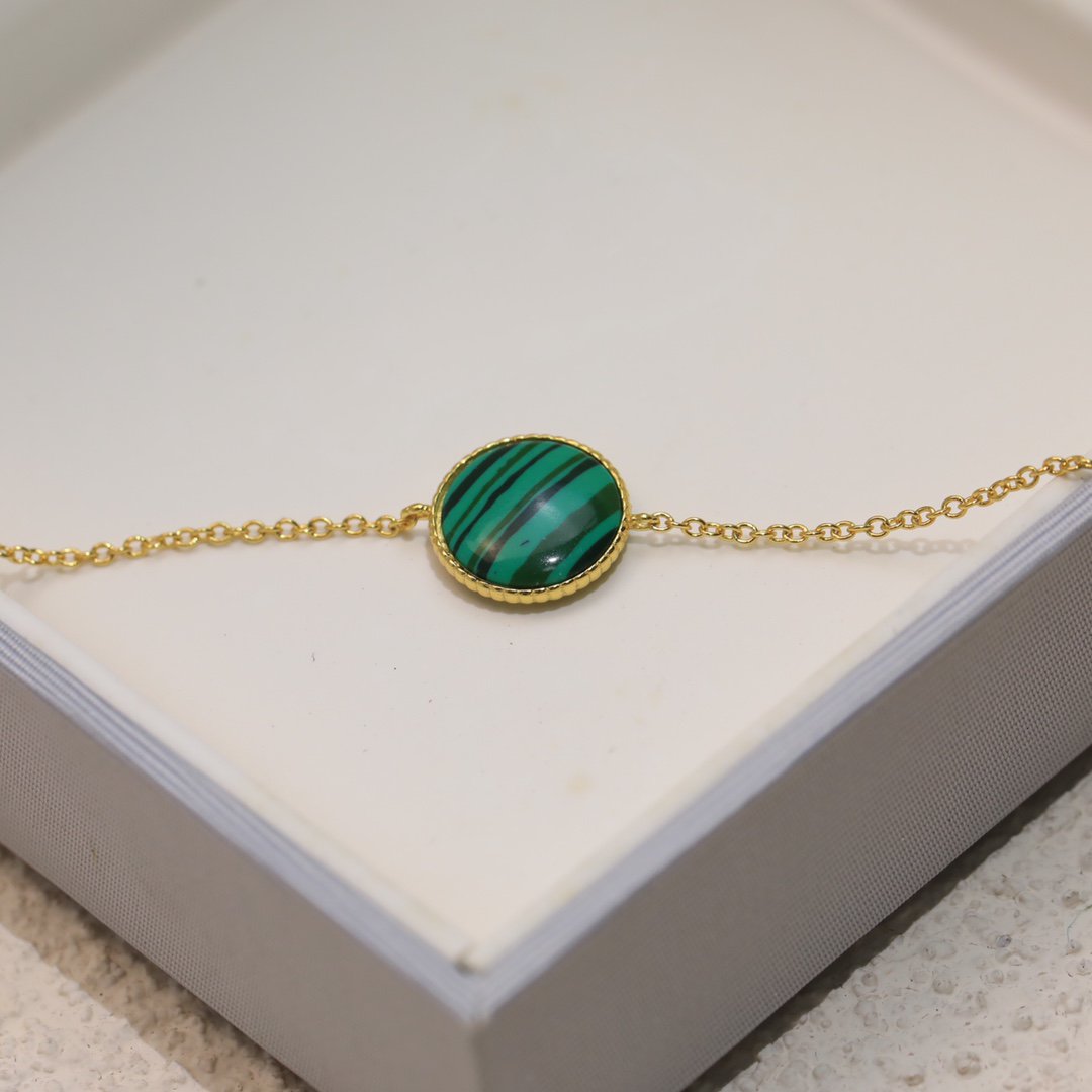 DIOR LUCKY STAR 1 DIAMOND GREEN GOLD BRACELET
