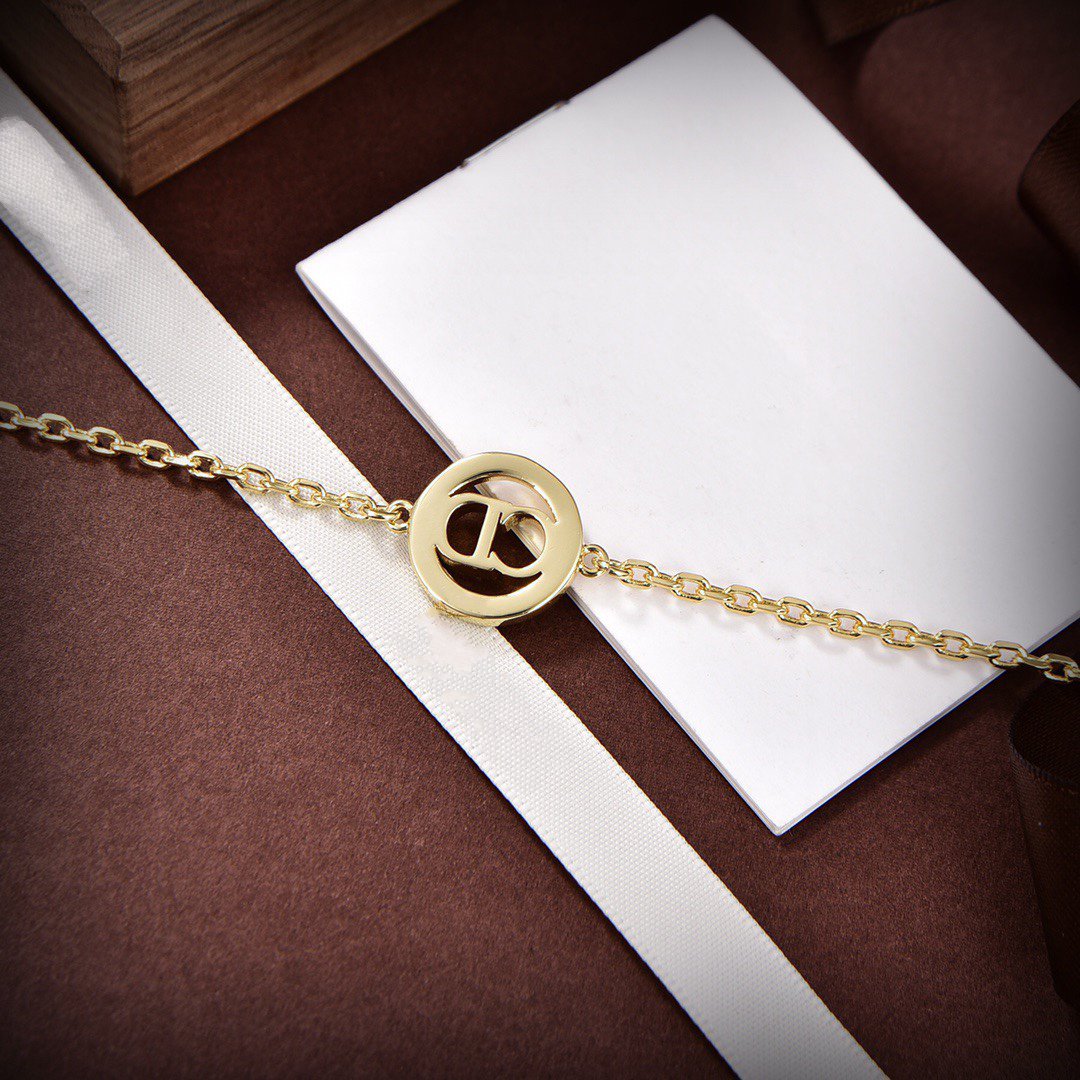 DIOR THE CD PEARL GOLD DIAMOND BRACELET