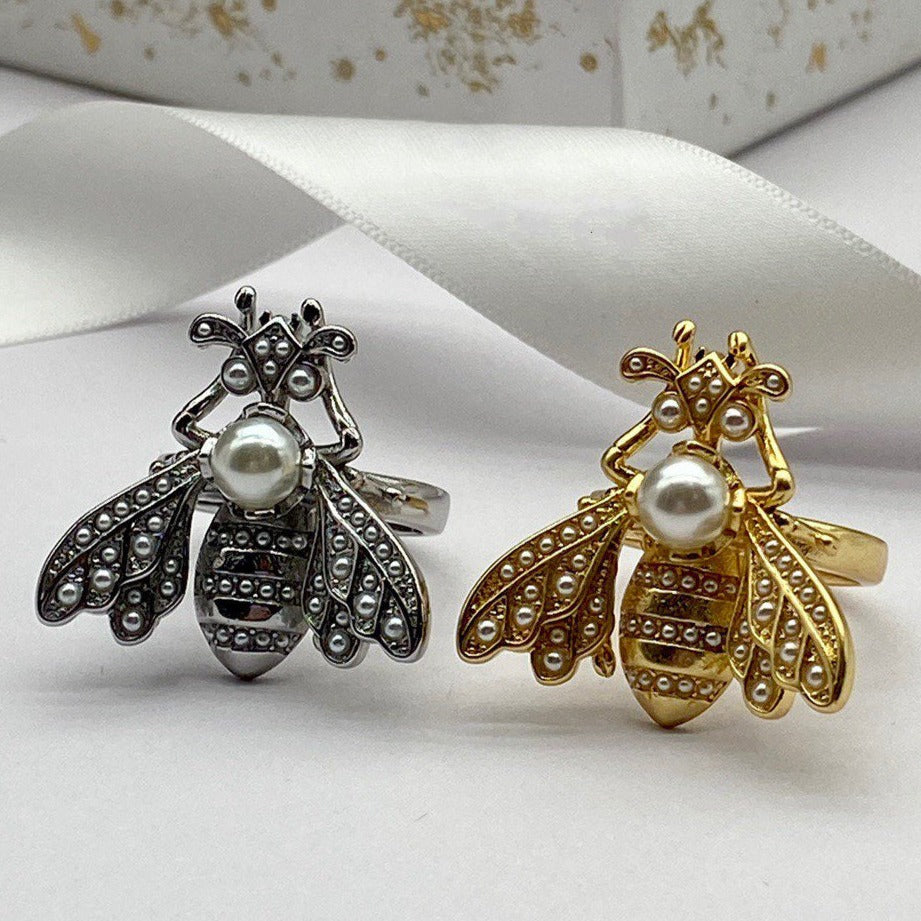 DIOR D-BEE RING PEARL
