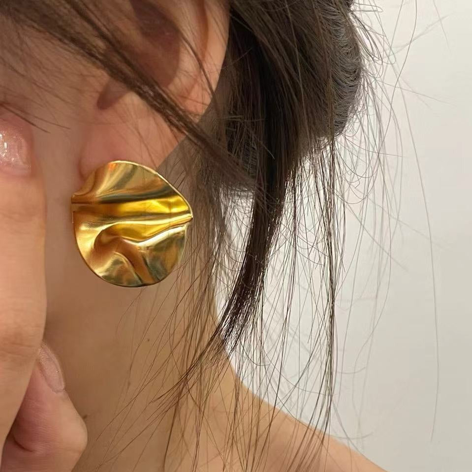 FENDI FF GOLD EARRINGS