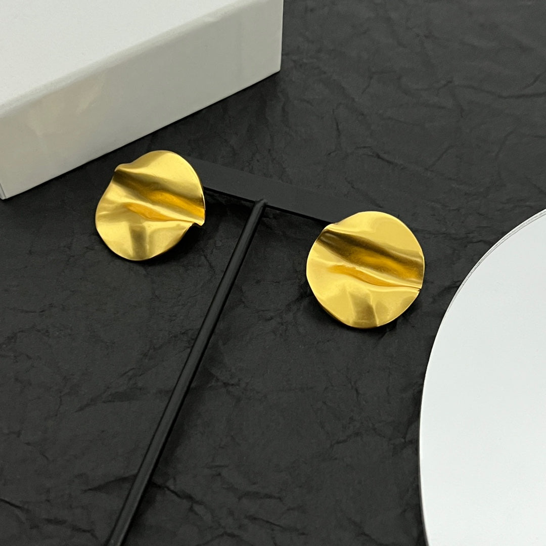 FENDI FF GOLD EARRINGS