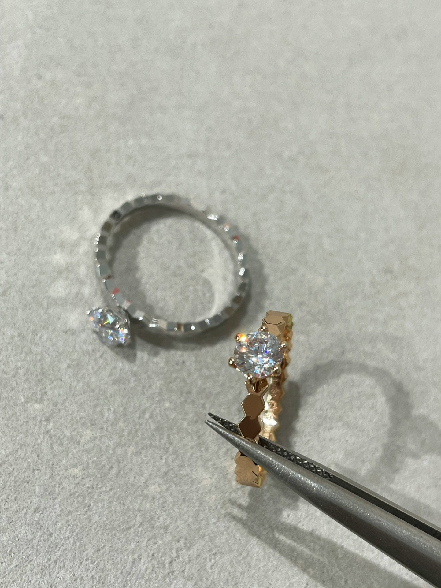 CHAUMET BEE LOVE SOLITAIRE 1 DIAMOND RING