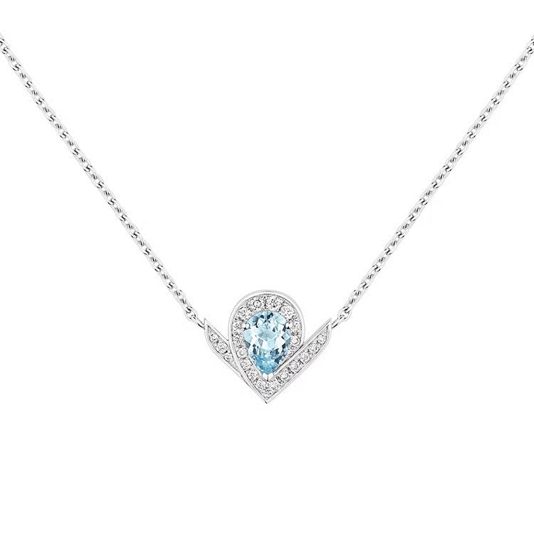 CHAUMET JOSEPHINE AGRETTE SILVER NECKLACE