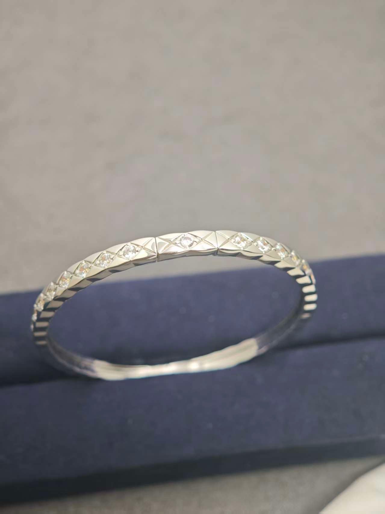 Chanel Coco Crush Diamond Silver Bracelet