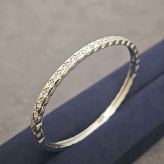 Chanel Coco Crush Diamond Silver Bracelet