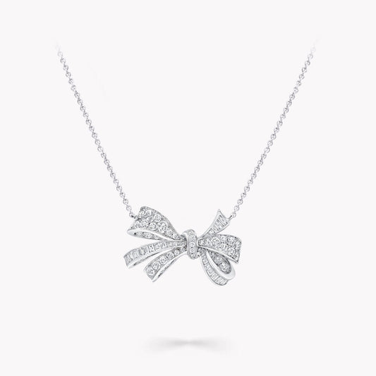 GRAFF TILDA BOX CLASSIC SILVER DIAMOND NECKLACE