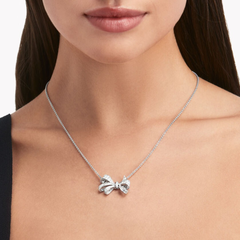 GRAFF TILDA BOX CLASSIC SILVER DIAMOND NECKLACE
