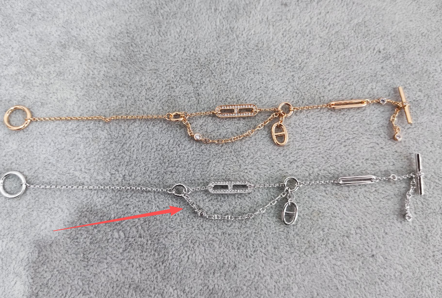 Hermes Farandole Pig Nose Full Diamond Bracelet