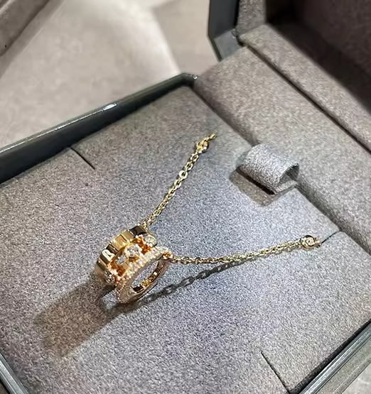 MESSIKA CHAIN MOVE ROMANE PEDAND NECKLACE