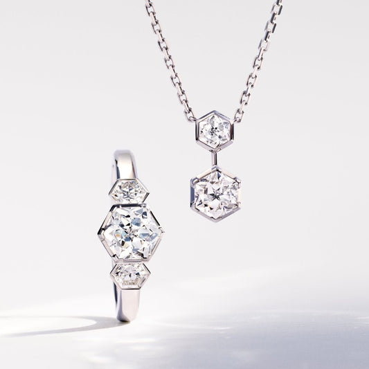 CHAUMET JOSEPHINE SILVER DIAMOND NECKLACE
