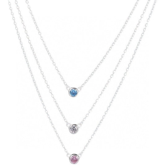 TIFFANY ELSA PERETTI SERIES SINGLE DIAMOND SIMPLE NECKLACE