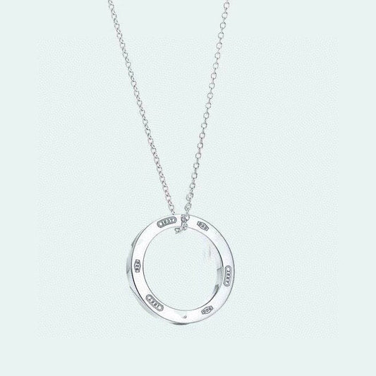TIFFANY SINGLE RING NECKLACE CHAIN LENGTH