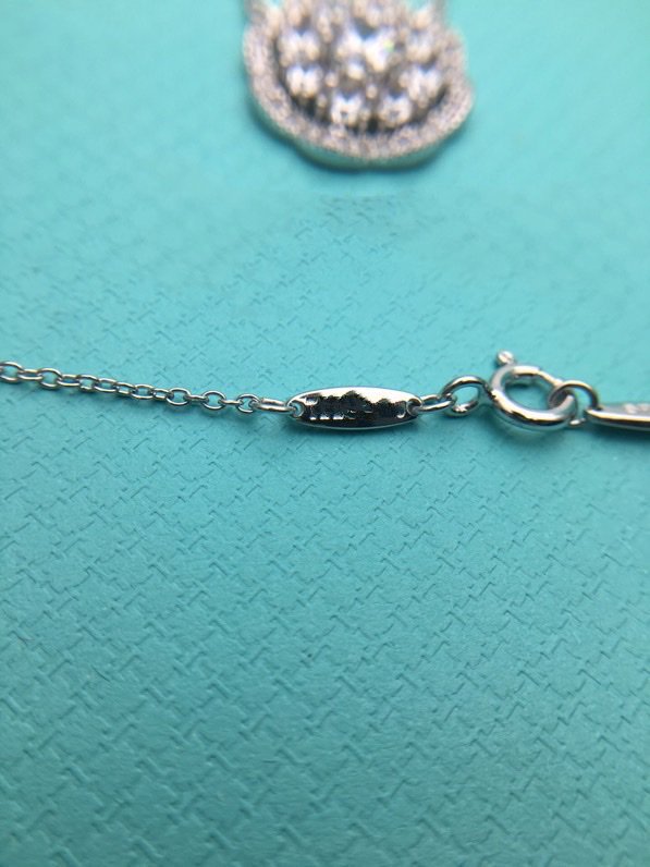 TIFFANY AURORA CLUSTER PENDANT NECKLACE
