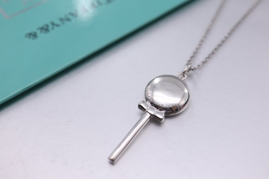 TIFFANY STERLING SILVER LOLLIPOP NECKLACE