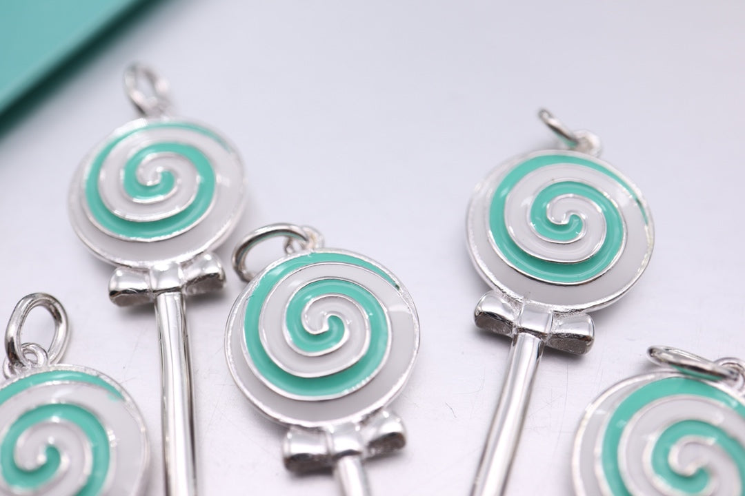 TIFFANY STERLING SILVER LOLLIPOP NECKLACE