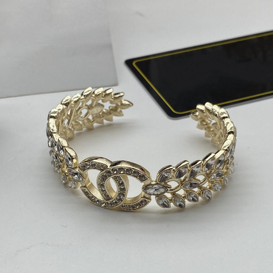 Chanel Gold Full Diamond Bracelet