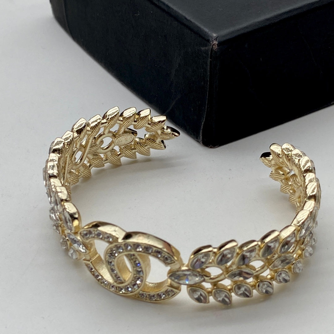 Chanel Gold Full Diamond Bracelet