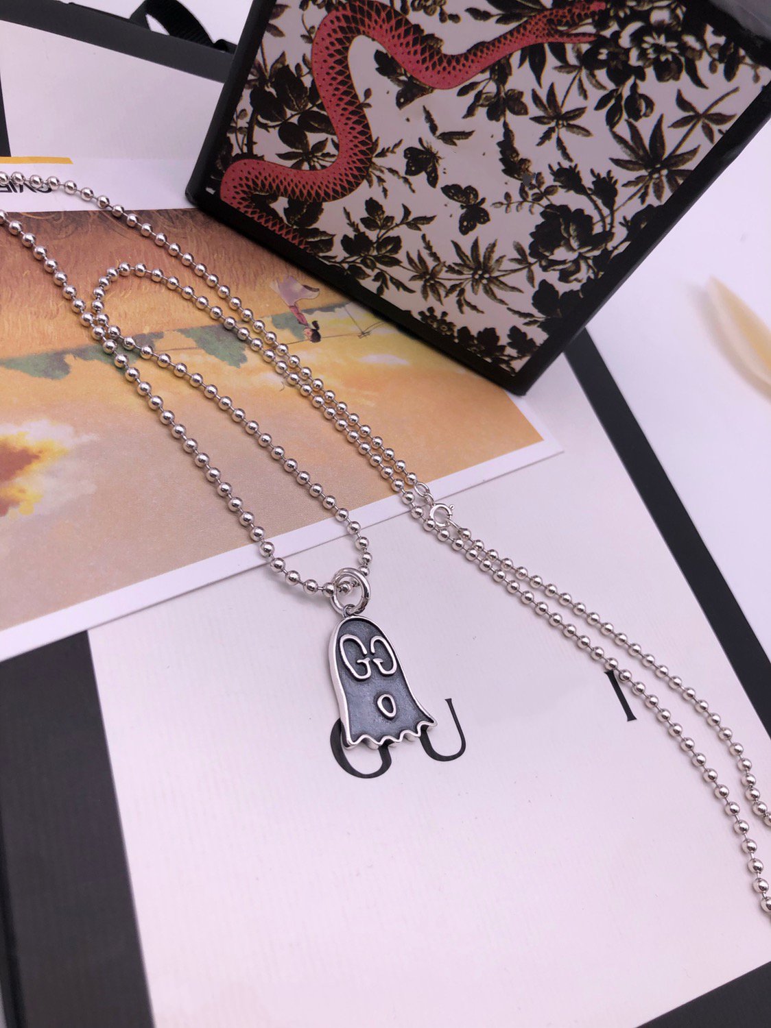 GUCCI GG GHOST NECKLACE
