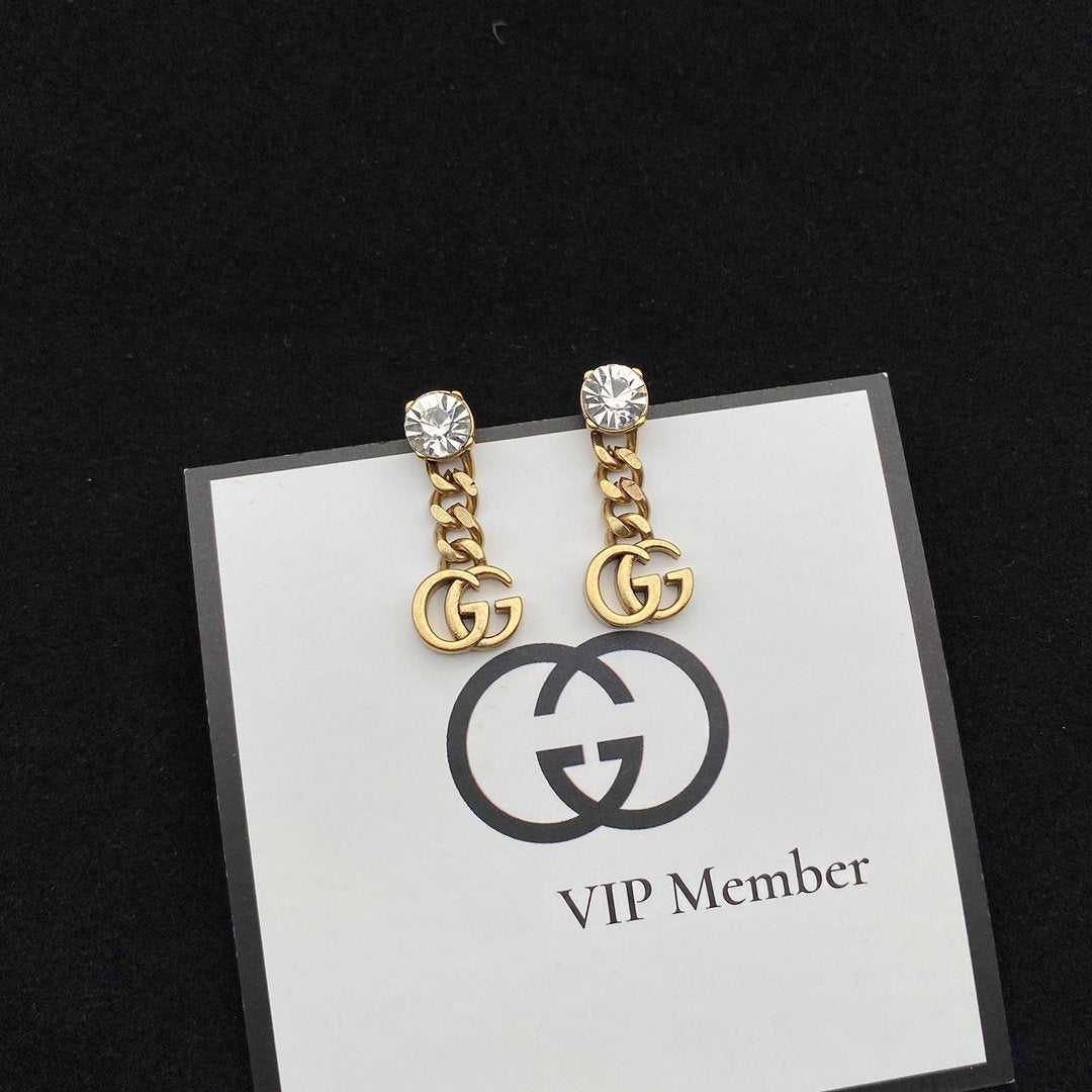 GUCCI GG MARMONT DROP EARRINGS