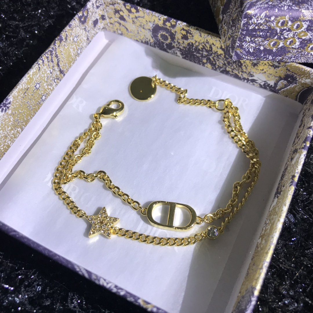 DIOR PETIT CD DOUBLE NECKLACE